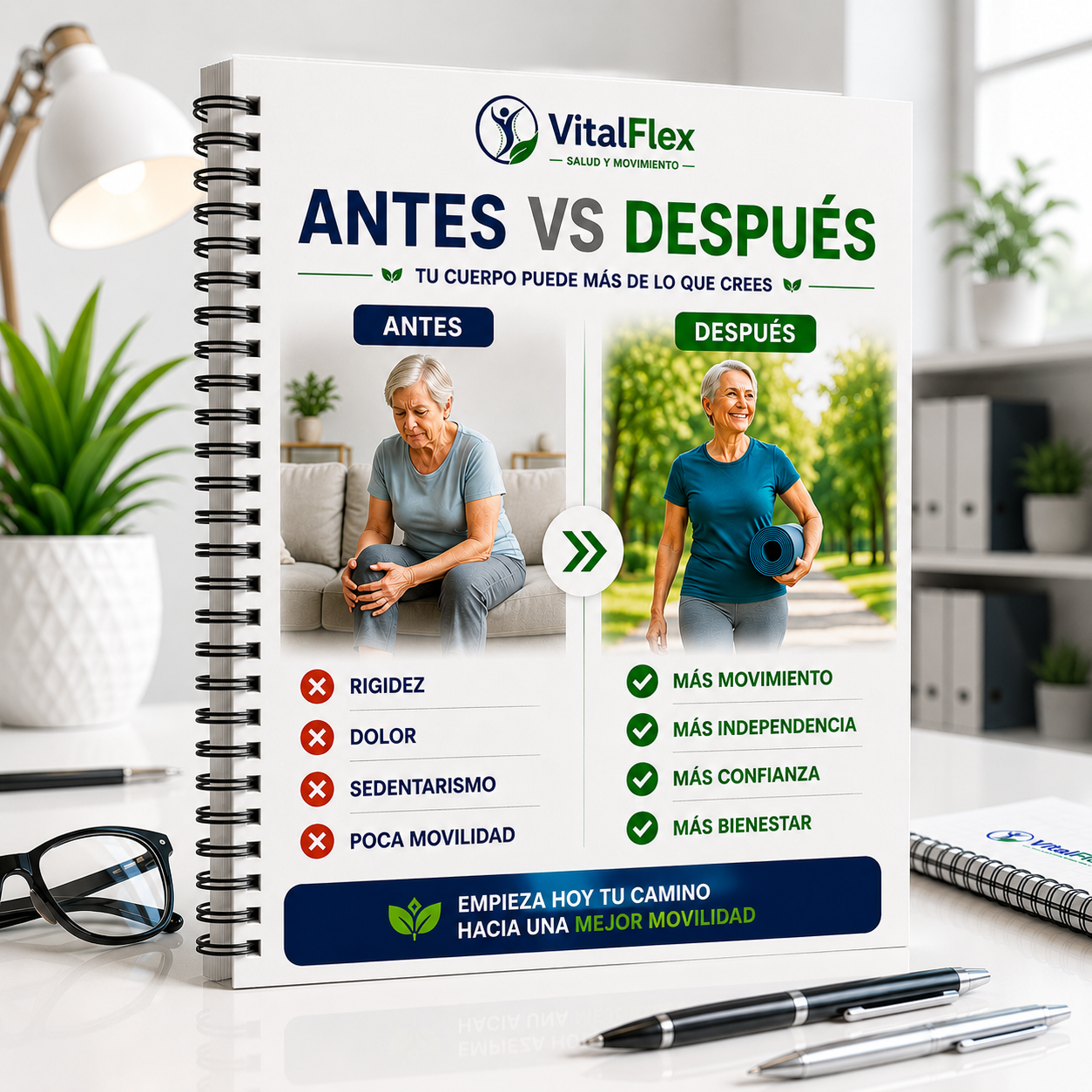 Programa VitalFlex 21 días para Aliviar el Dolor de la Artritis y la Artrosis