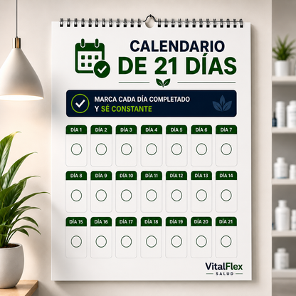 Programa VitalFlex 21 días para Aliviar el Dolor de la Artritis y la Artrosis